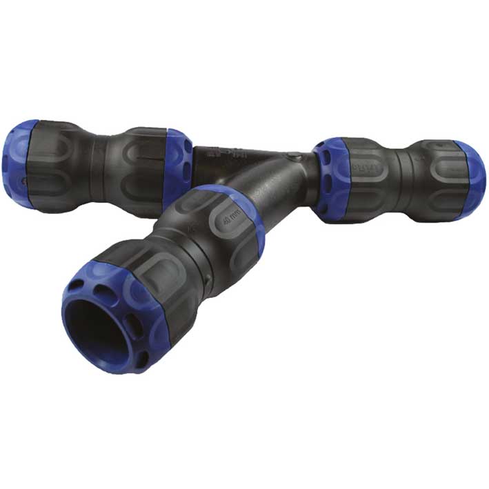 727 isiflo Sprint Dérivation PE45° pour drainage sous préssion