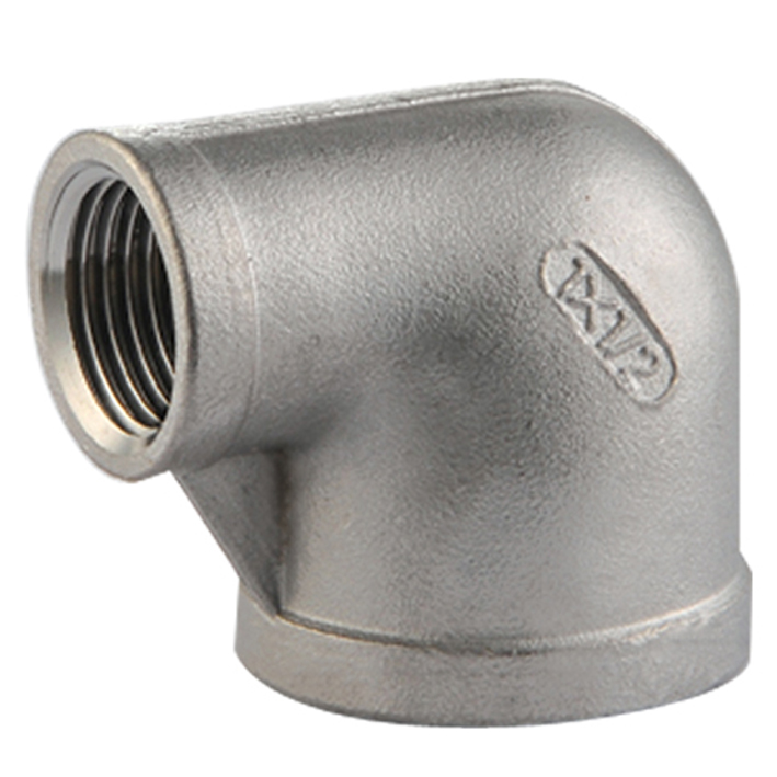 Coude 90° réduit femelle/femelle acier inoxydable 316