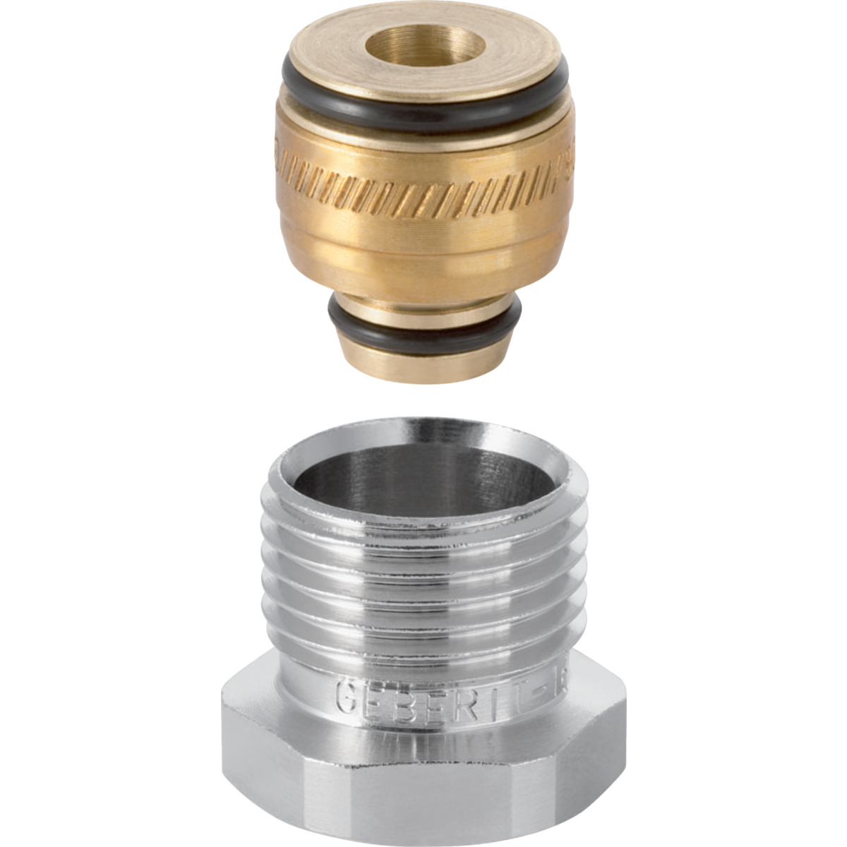 Raccord union de raccordement Geberit Mepla avec filetage extérieur: d16mm G1/2"
Traits:
- Raccord par bague de serrage
- Joint torique en EPDM
- Mamelon fileté en laiton, nickelé
Usage:
- Pour lʼeau de refroidissement et de chauffage sans antigel
- Pour le raccordement sur vannes de radiateurs de type Heimeier avec filetage intérieur G 1/2"
- Pour tuyaux du système ML Geberit Mepla
- Pour lʼeau de refroidissement et de chauffage avec antigel
- Convient uniquement au chauffage et au refroidissement
Livraison:
- Set à 2 pièces