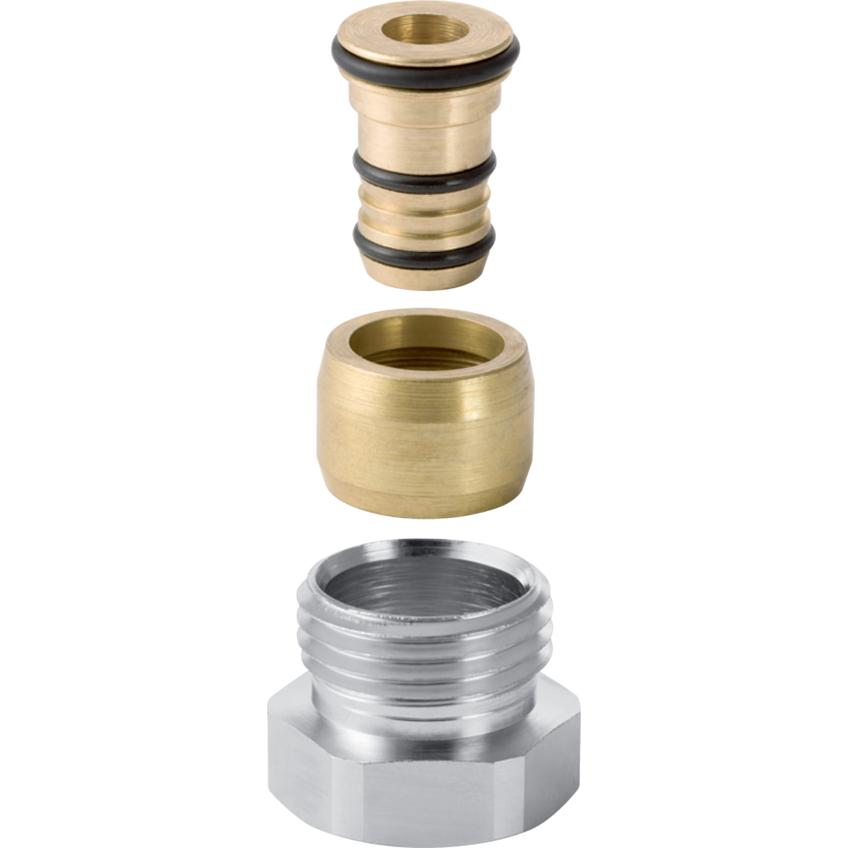 Raccord union de raccordement Geberit Mepla avec filetage extérieur: d16mm G1/2"
Traits:
- Raccord par bague de serrage
- Joint torique en EPDM
- Mamelon fileté en laiton, nickelé
Usage:
- Pour le raccordement sur vannes de radiateurs de type Danfoss avec filetage intérieur G 1/2"
- Pour lʼeau de refroidissement et de chauffage sans antigel
- Pour tuyaux du système ML Geberit Mepla
- Pour lʼeau de refroidissement et de chauffage avec antigel
- Convient uniquement au chauffage et au refroidissement
Livraison:
- Set à 2 pièces