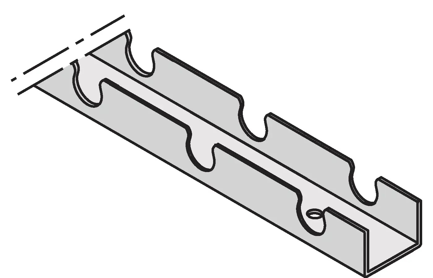 Pour tubes de 14 mm
- Espacement des tubes : 50 mm