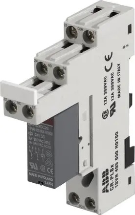 Relais de commutation 230 V
- Interface entre le système de régulation Uponor Smatrix et un générateur de chaleur ou de froid
- Transmission d'un signal de commutation chauffage / refroidissement
- Avec socle pour montage sur rail DIN, notice de montage
- Contact : 2 inverseurs (CO)
- Tension d'alimentation : 230 V CA
- Tension d'essai : 5 kV
- Tension de commutation : 380 V CA, 125 V CC
- Courant de commutation : 5 A à 250 V CA, 5 A à 30 V CC
- Contact : revêtement Ag + Au