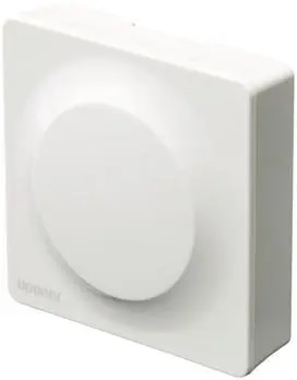 Mesure la température ambiante ressentie
- Portée max. : 30 m (sans perturbation)
Fonctions :
- Réglage caché de la température de consigne
- Contact sans potentiel pour l'activation du mode de réduction
- Contact sans potentiel pour la commutation H/K externe
- Commutateur DIP pour la sélection de la sonde et des fonctions
- Plage de consigne : + 5 °C ... + 35 °C
Composé de :
- Sonde d'ambiance Uponor Smatrix Wave BM T-163
- 2 piles AAA
- Matériel de fixation avec support mural
