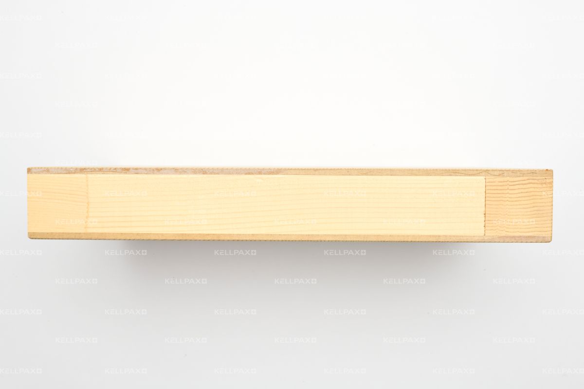 Simplex LS,rw=29 dB,clim.2a,2120 x 850 x 40 mm, alaises épicéa ab. pl.épicéa, veinage vertical, de fil, rac. en bas : 100 mm