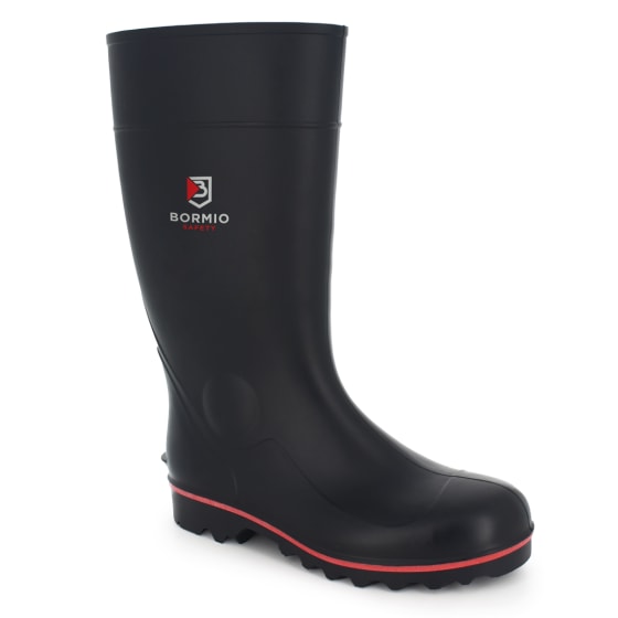BORMIO SAFETY Stivali di sicurezza in PVC Schäfler T. 45 EN ISO 20345:2022 S5 SR, nero (5)
