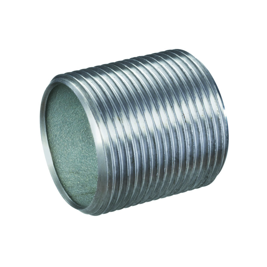 Mamelon fileté galvanisé 3.0531, acier galvanisé