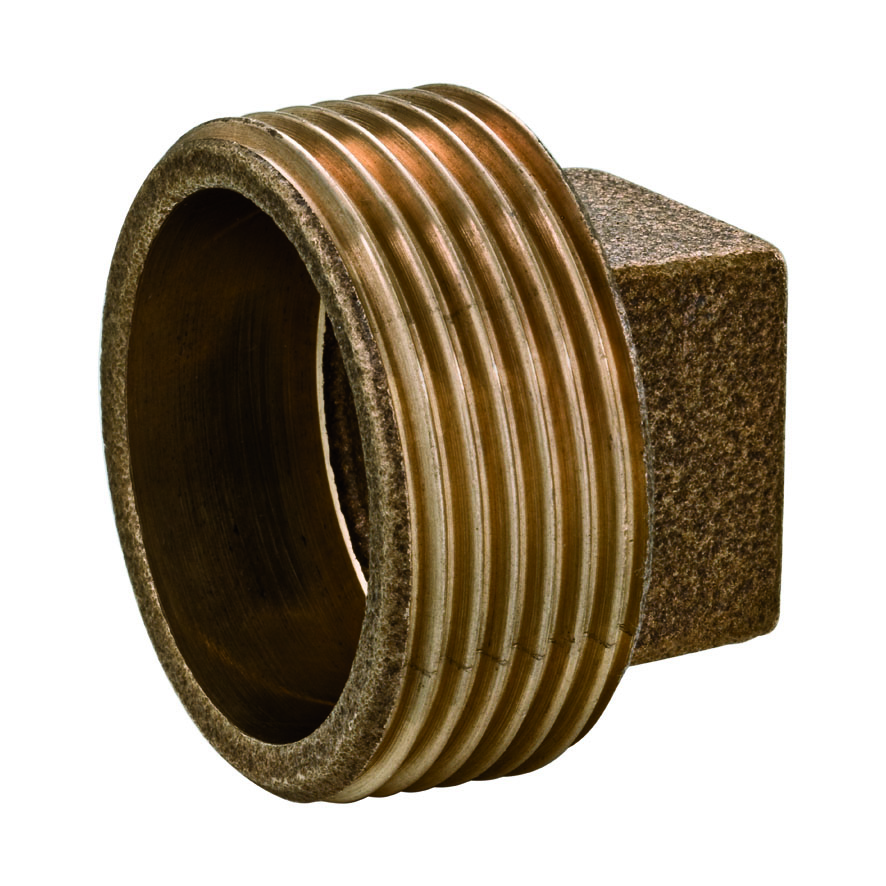 Bouchon sans bordure 4-pans 4.0290, bronze
