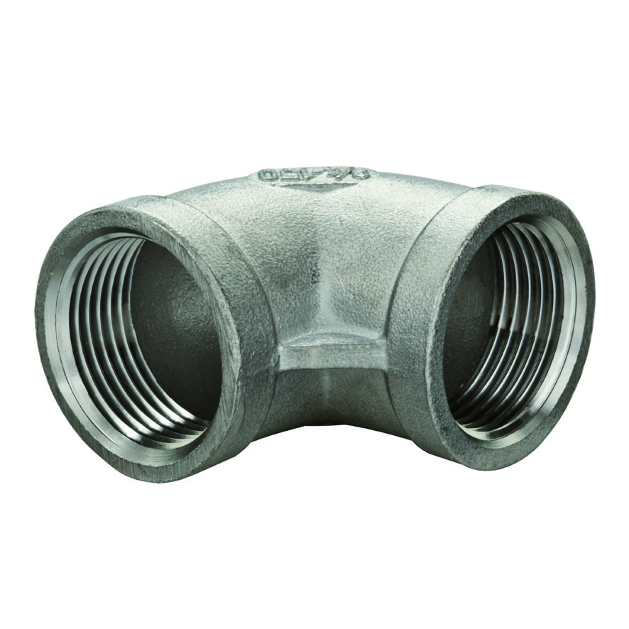 Equerre 90°, F/F  8.0090, acier inoxydable