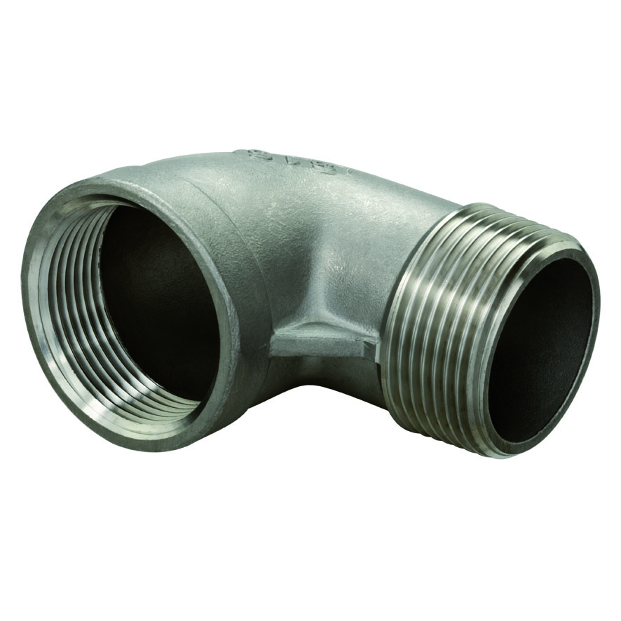 Equerre 90°, M/F 8.0092, acier inoxydable