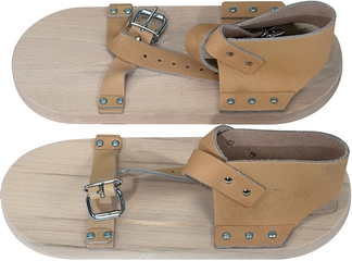 Scarpe per catrame in legno (zoccoli)