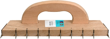 Pialla per smussature, 300x65 mm, a denti corti