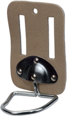 Hammerhalter, Leder, 126 mm, m.bew. Öse
