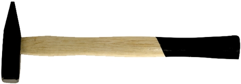 Schlosserhammer Import, 300 gr, m.Stiel