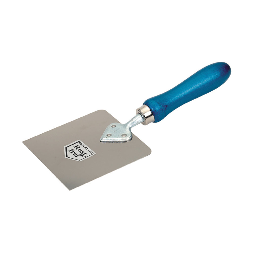 Spatola da stuccatore, a forma di cuore in alluminio150 mm, INOX