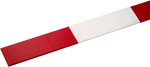 Staggia di sbarramento 3 m rosso bianco