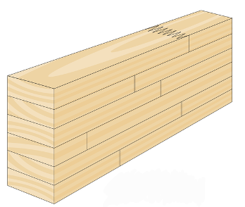 Un Duo-Trio BSH désigne généralement un matériau de construction spécial (bois lamellé-collé) composé de deux (Duo) ou trois (Trio) lamelles de bois séparées au niveau du cœur, collées entre elles afin d'obtenir des poutres très stables, résistantes et esthétiques pour les constructions apparentes.