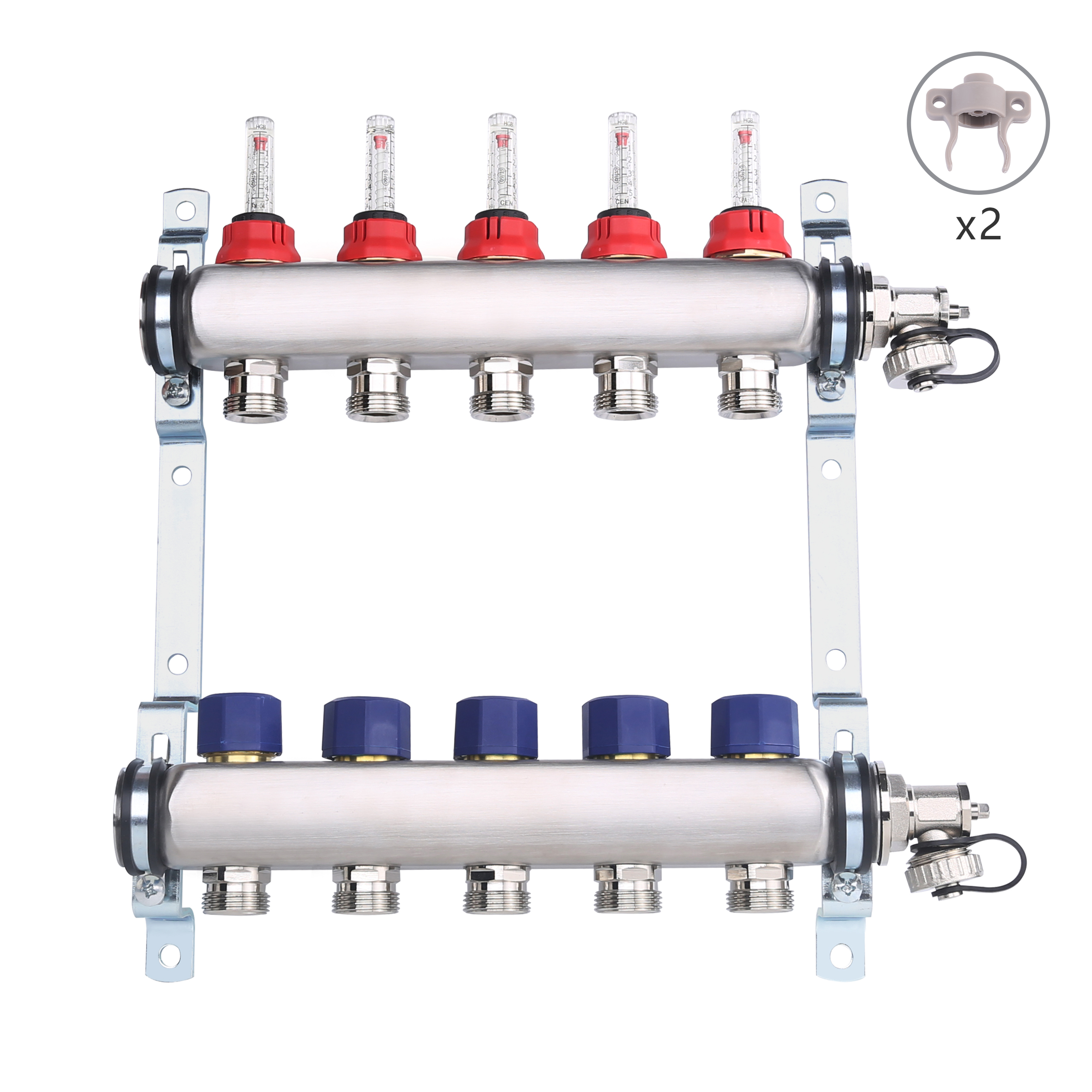 Distributeur ProOne en acier inoxydable 1"
