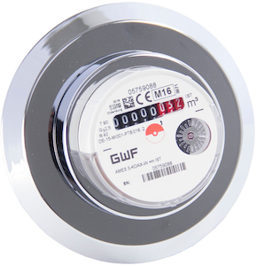 Compteur à capsule de mesure UPZ +m KOAX DN 15 mm, longuer 110 mm, 2.5 m3/h