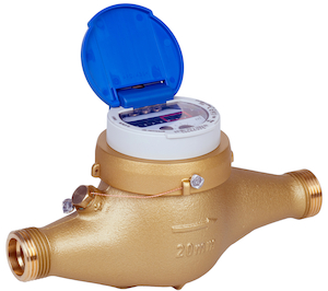Compteur pour eau froide MTK 4 m3/h DN20 (3/4") 220mm
