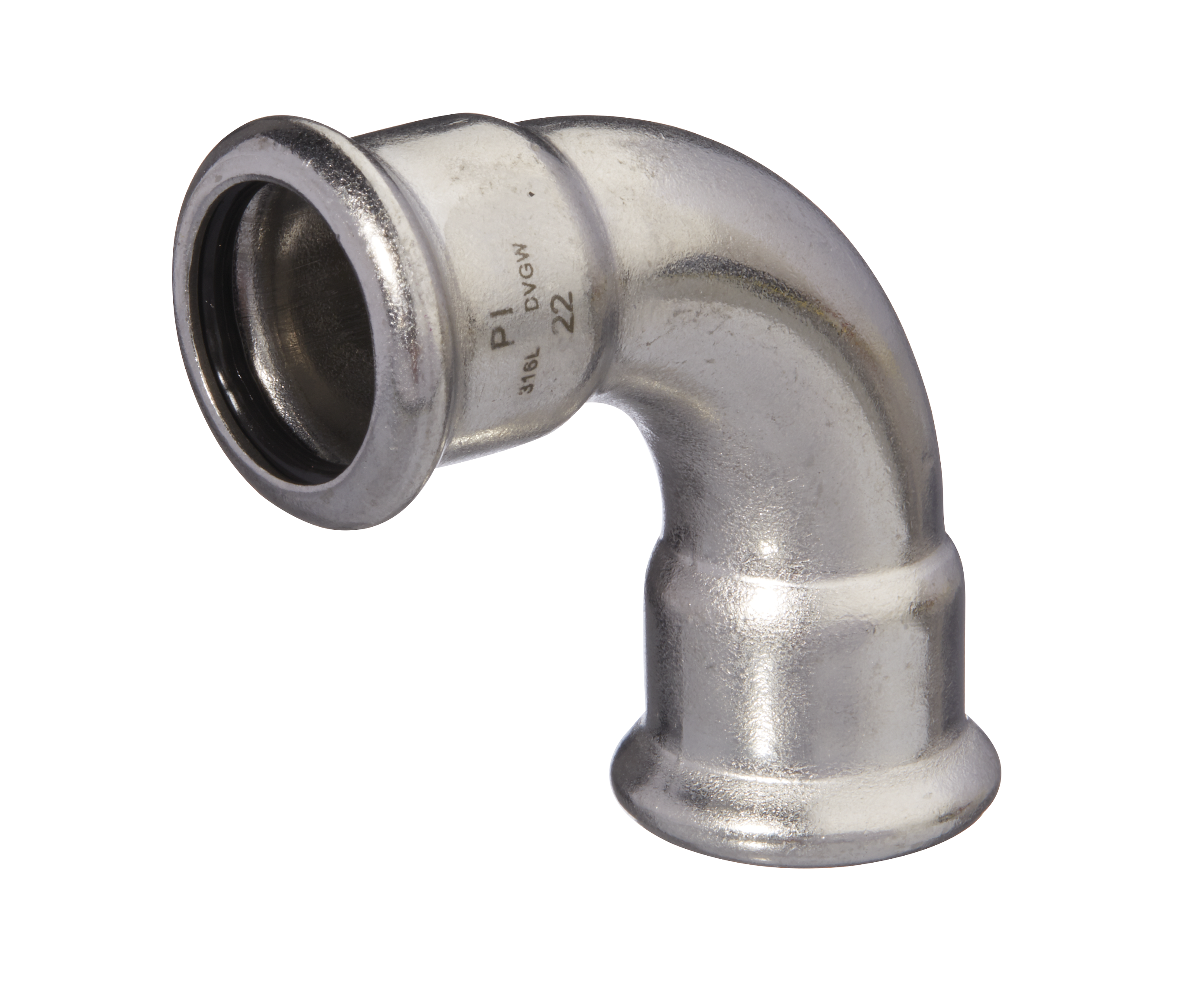 Coude OnePress acier inox 90°