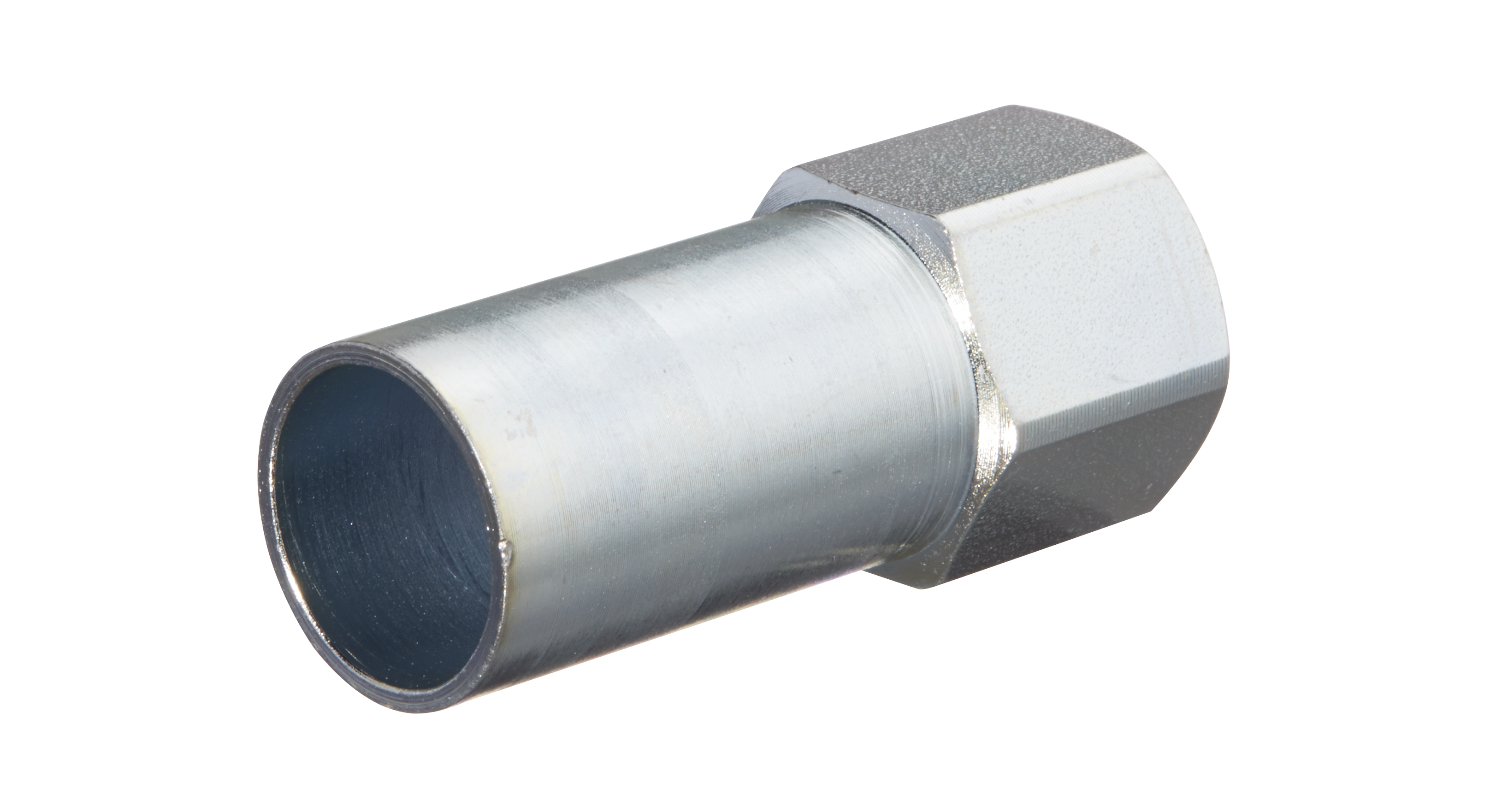 Raccord OnePress acier carbone avec filetage intérieur et extrémité à emboîter d18mm Rp1/2"
