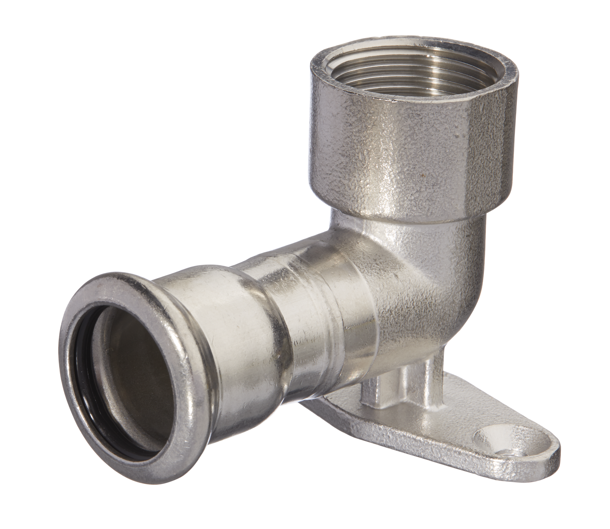 Equerre de raccordement 90° OnePress acier inox