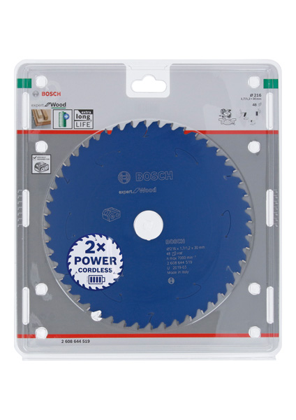 Bosch Expert Lama sega circolare Wood 216x30x1.7mm 48D