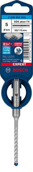 Bosch Expert punte SDS-Plus 7X 5x50x115mm