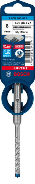 Bosch Expert punte SDS-Plus 7X 6x50x115mm
