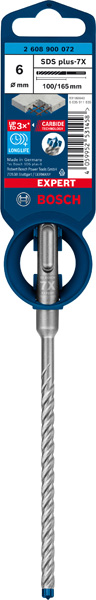 Bosch Expert punte SDS-Plus 7X 6x100x165mm