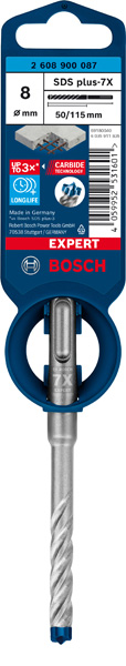 Bosch Expert punte SDS-Plus 7X 8x50x115mm