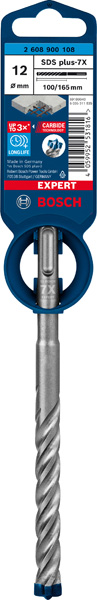 Bosch Expert punte SDS-Plus 7X 12x100x165mm