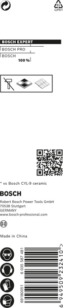 Bosch Expert punta HEX-9 HardCeramic 5x90mm