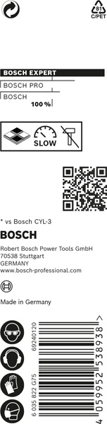 Bosch Expert punte CYL-9 Multi Construction 3x40x70 mm