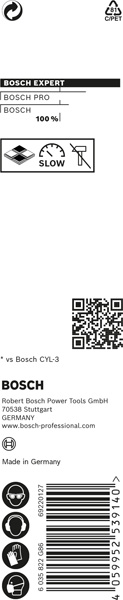 Bosch Expert punte CYL-9 MultiConstruction 8x80x120mm