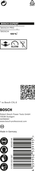 Bosch Expert punte CYL-9 MultiConstruction 10x80x120mm