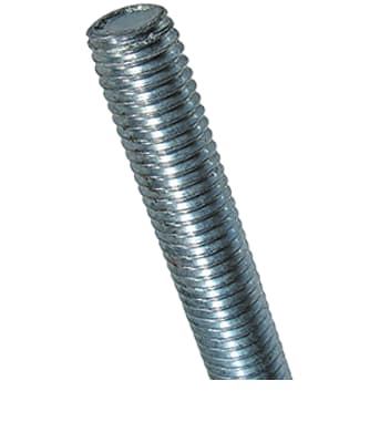 M 8 x 2000 tiges filetées en acier métrique filetage 4,6 / 4,8 galvanisé bleu