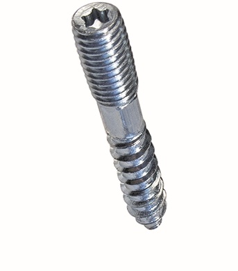 Boulons de suspension M8 / Ø7,2x50 / X25 avec douille hexagonale en acier galvanisé bleu