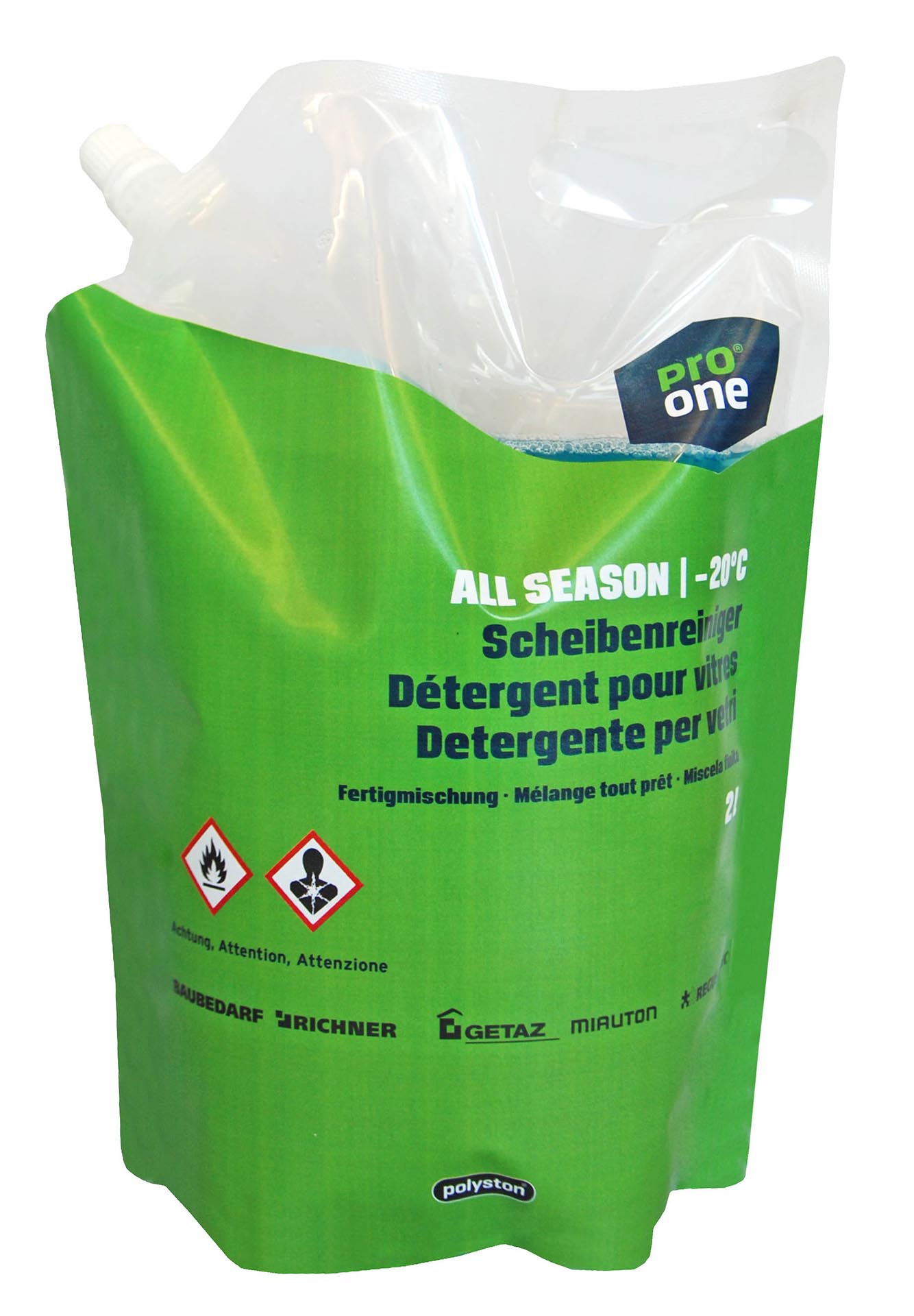 Clarix Summer 2 l Detergente per vetri auto, edizione estiva