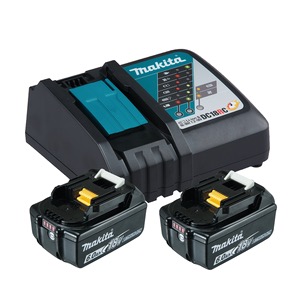Makita Energypack 18V 6.0 Ah 2x batterie + LG (cartone)