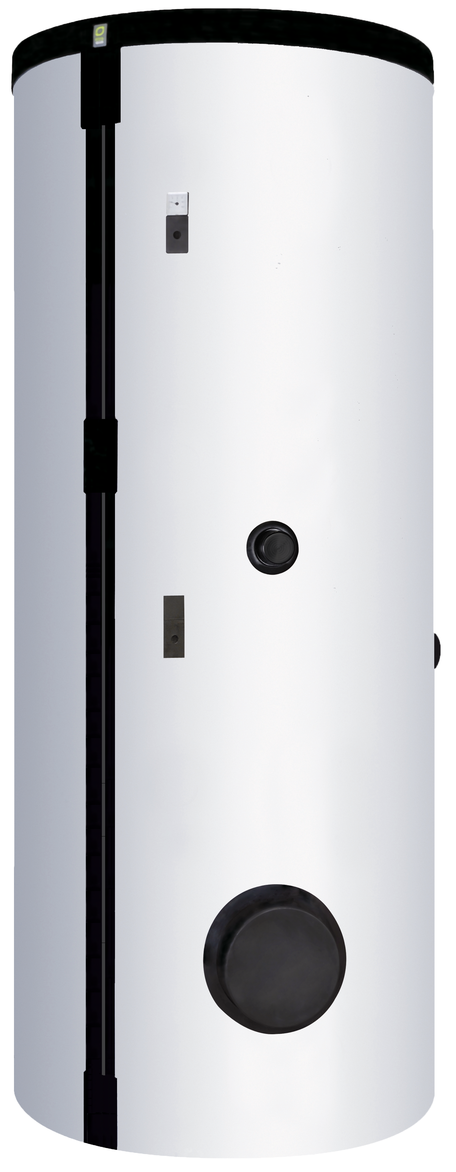 Chauffe-eau à registre VT-S 800 FRM,  800 l, 1 registre 2.8m2, pour chauffe mazut, gaz, bois, intérieur de chaudiere emaillée, anode de courant imposé apprprée intégrée, thermometre analogue, bride pleine, 2 positionnement variable du sonde

Chauffe-eau à registre grand capacité VT-S 800 FRM