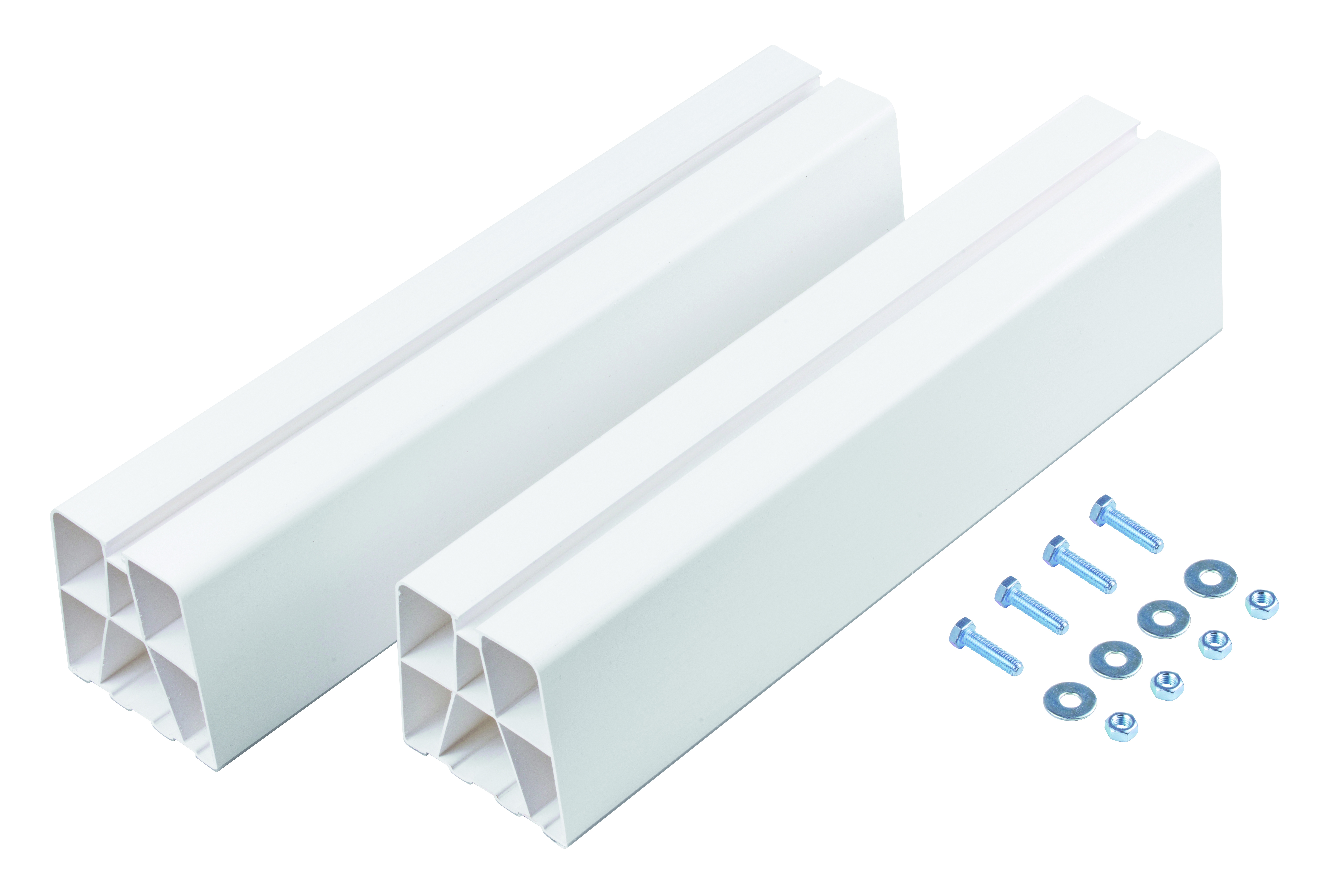 Suppot sol PVC 100x100x450 (2 pce), vers tous les modèles Alféa

