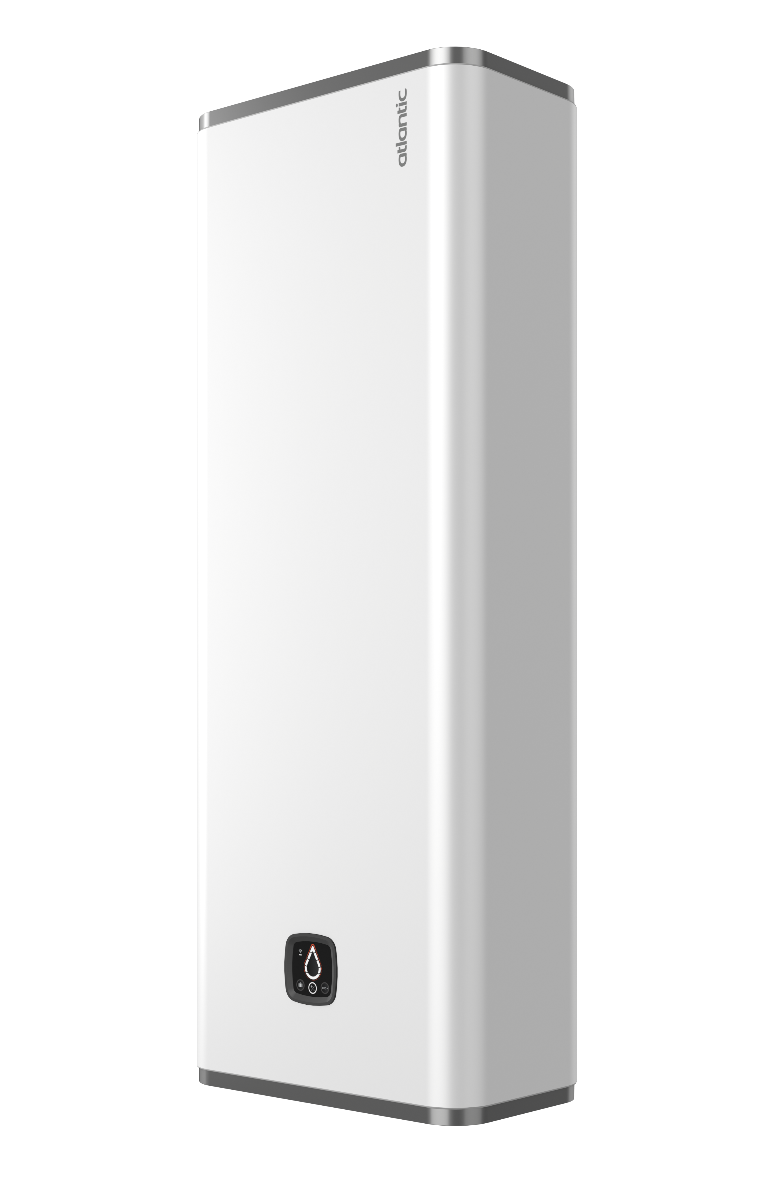 Atlantic Chauffe-eau éléctrique mural, Vertigo Steatite, WI-FI 080, 80 Liter, IP 24, 230V, blanc, intérieur de chaudiere emaillée, Câble de raccordement, Corps de chauffe en céramique, possibilité d'installation horizontale et verticale

- Montage sous-pression et hors pression
- Émaillé
- Peut être installé horizontalement et verticalement
- Connectivité et contrôle à distance via l‘application Cozytouch
- Température de service max: 65°C / 70°C (40-80L)
- Pression de service max: 6 bar
- Câble d‘alimentation avec prise et adapteur
- Classe de protection: IP 24
- Couleur: blanc (RAL 9016)