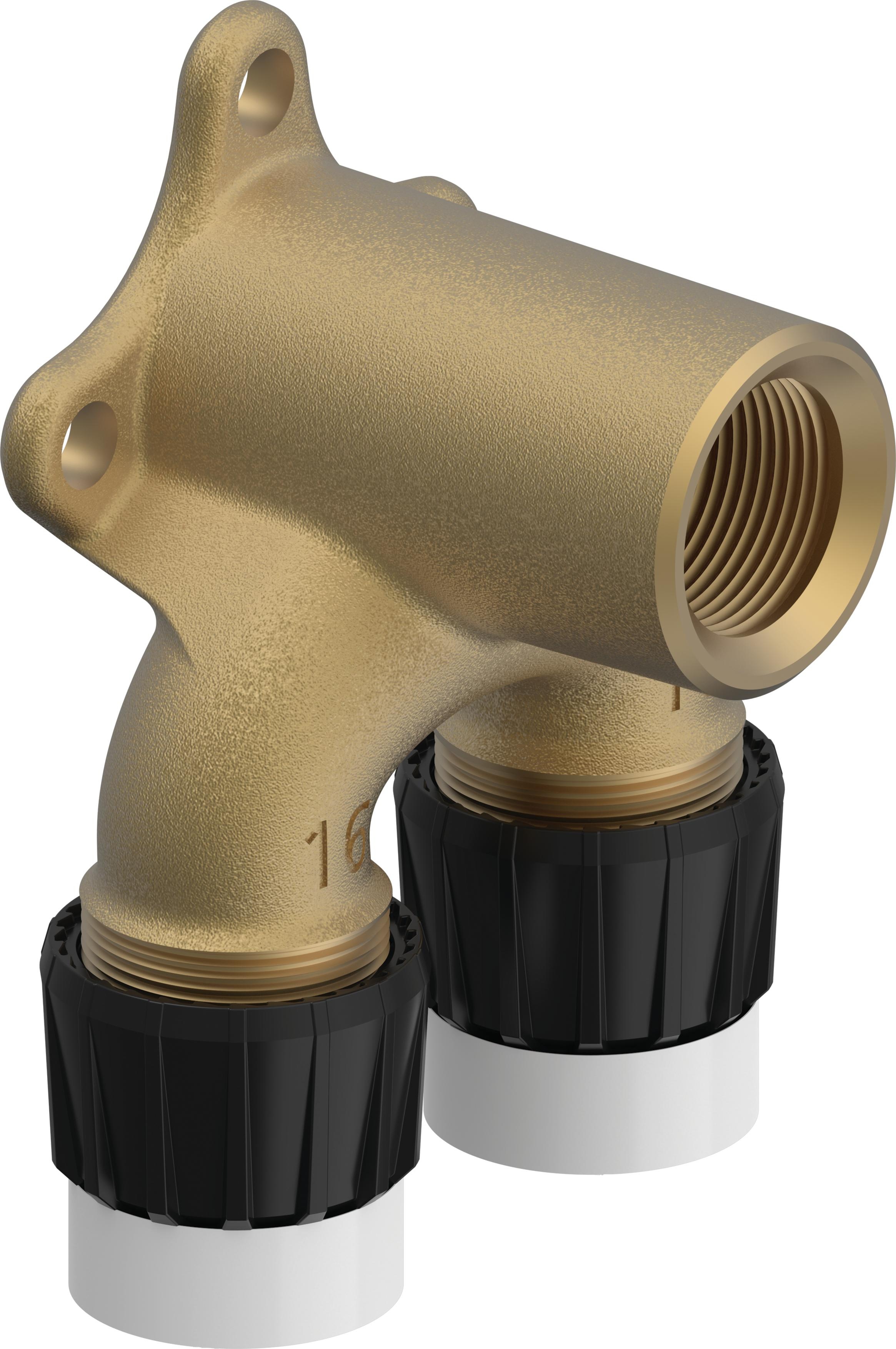 4611.170 Sanipex MT Armaturenanschluss: 1/2"-20-20 doppelt  L=50mm
