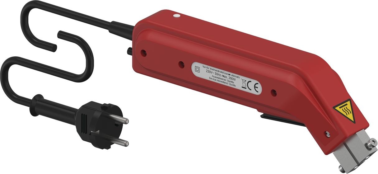 Appareils de découpe à chaud UPONOR Siccus 16 Outil de coupe pour, rainures de tuyaux de 16 mm dans les panneaux EPS/XPS Compatible en, plus avec la plaquette de coupe Siccus 10 mm et 14 mm 230 V, 50/60 Hz,, Max. 200 W,