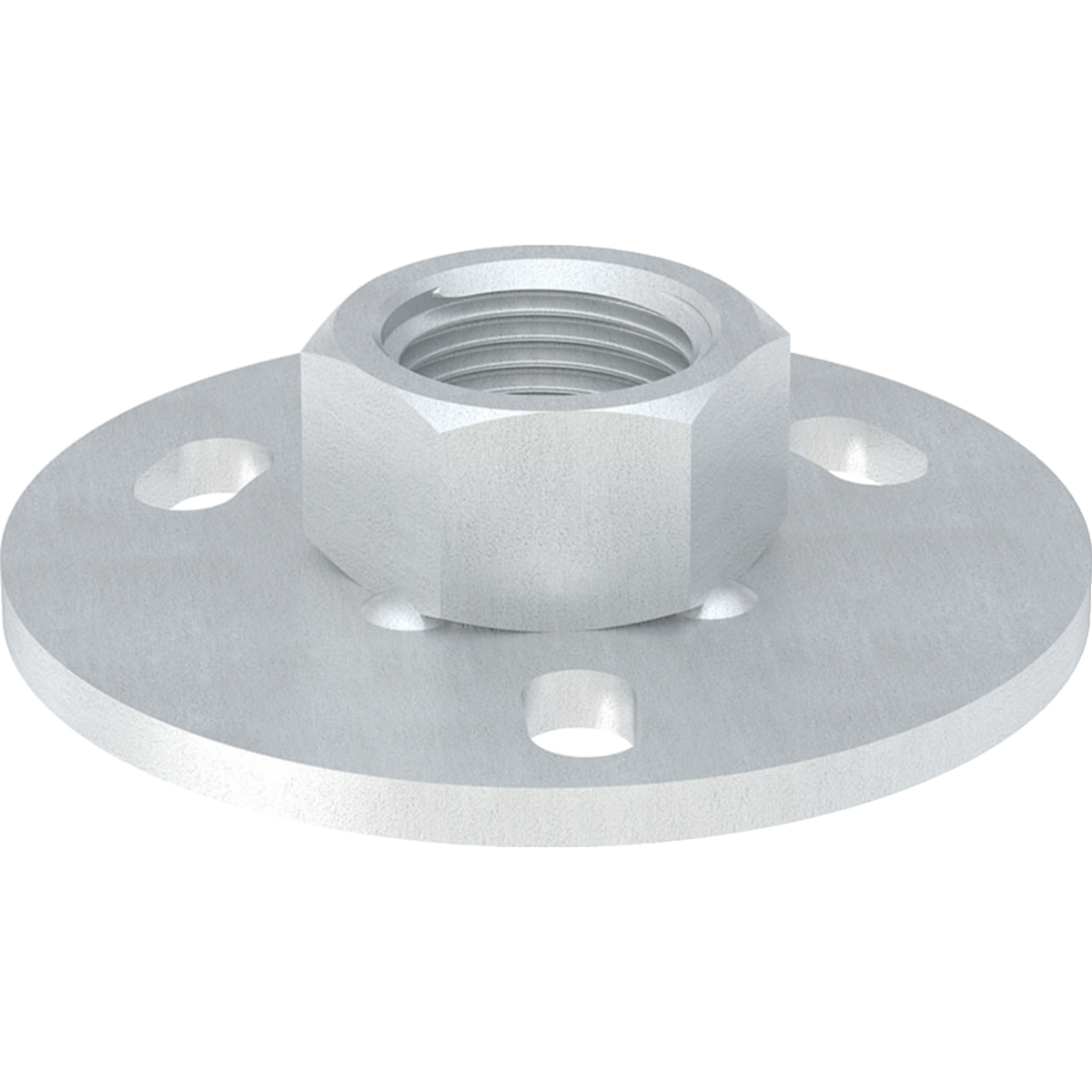 Plaque de base Geberit ronde, trois trous, avec manchon fileté G 1/2": G1/2"