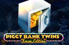 Piggy Bank Twins Xmas