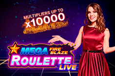 Mega fire blaze roulette live