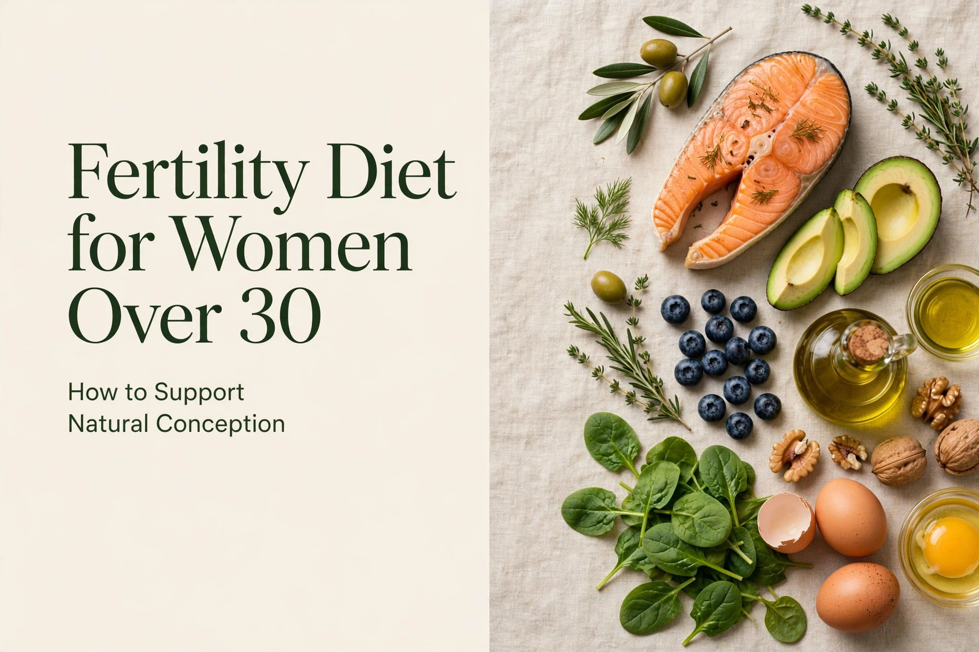 Fertility Diet for Women Over 30: How to Support Natural Conception