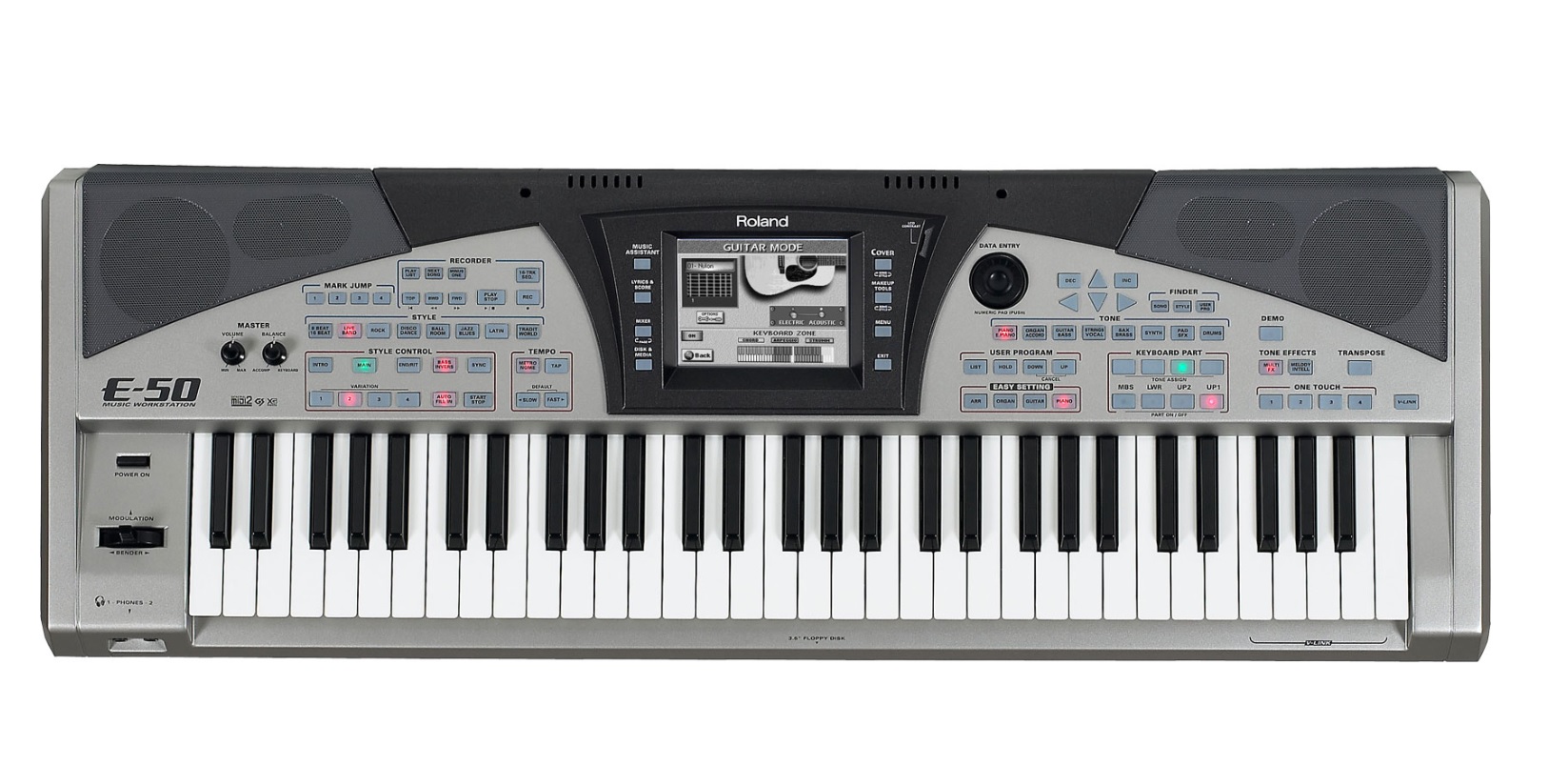 Vând orgă Roland E-50 – keyboard profesional, aranjor, (claviatură cu acompaniament automat) stare foarte bună.